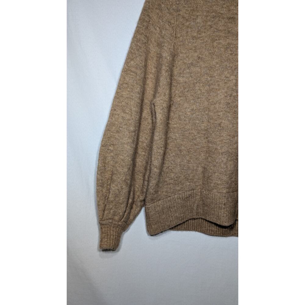 Aritzia Babaton Womens Adichie Camel Turtleneck Sweater Sz XS Wool Alpaca - Picture 5 of 10